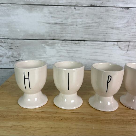 Rae Dunn HIP HOP Egg Holder Set - Picture 2 of 3